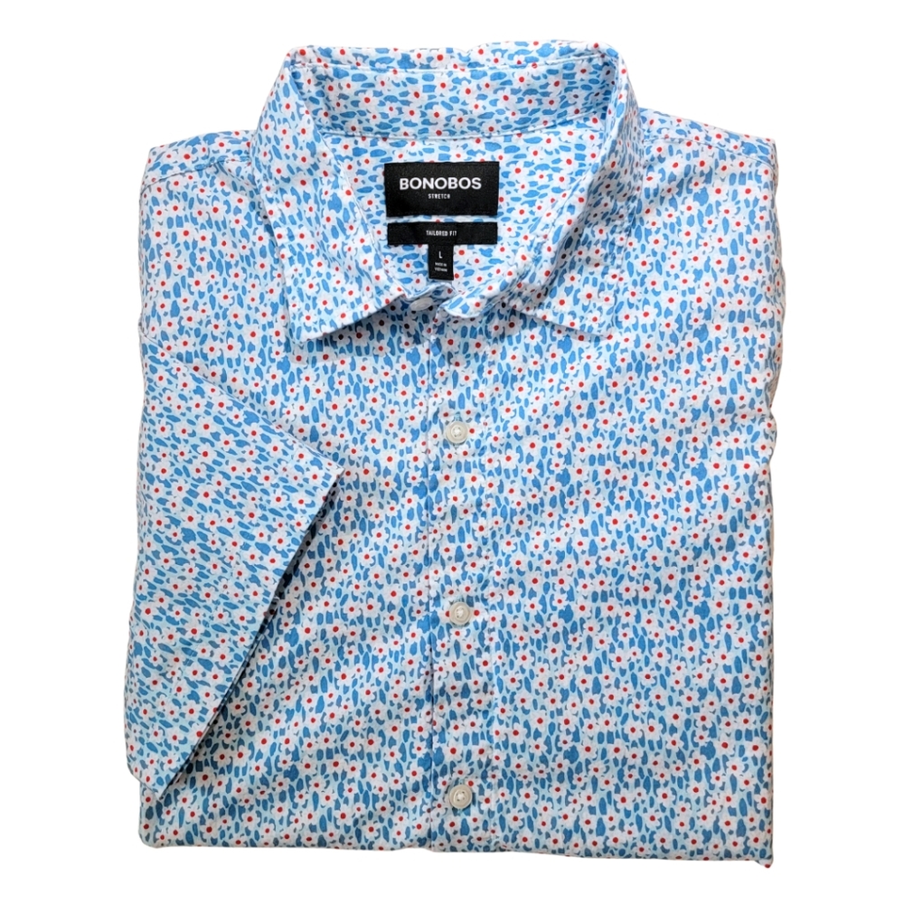 Bonobos Floral Riviera Short Sleeve Button Down